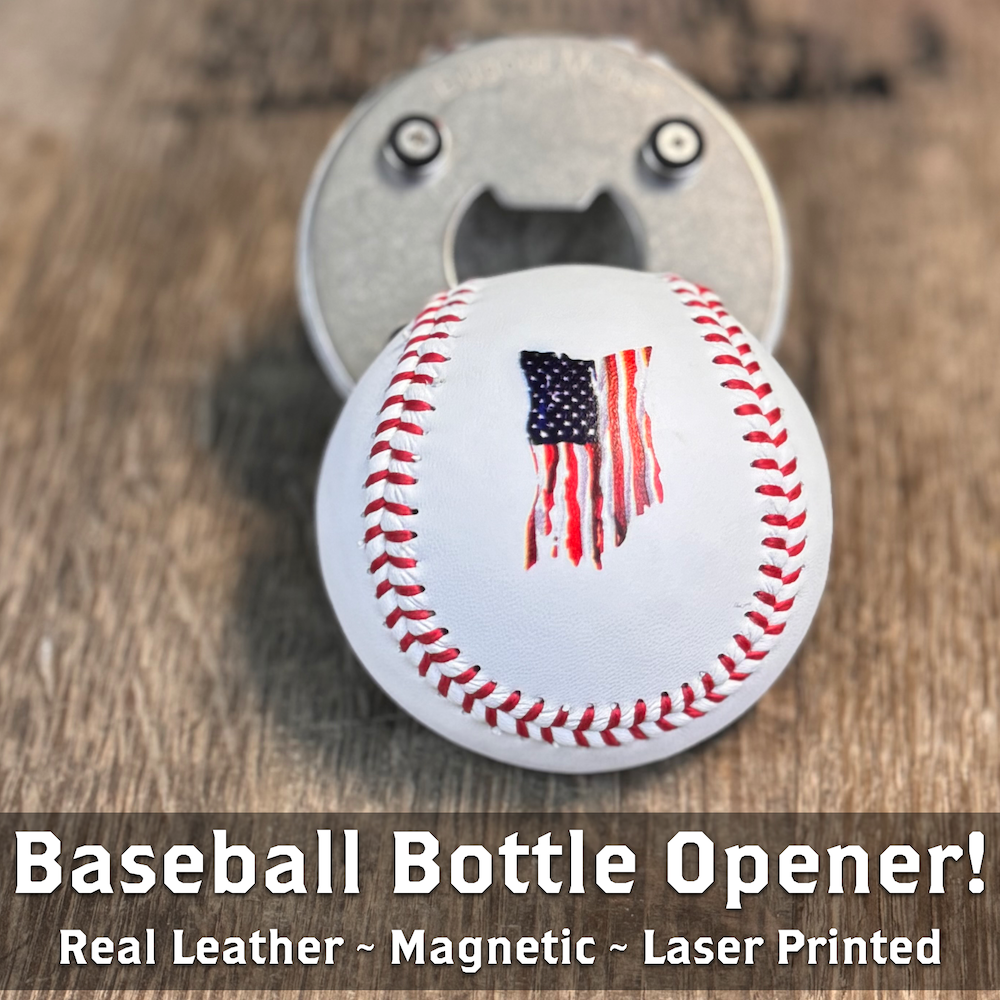 Old Glory Cutter® | Baseball Bottle Opener