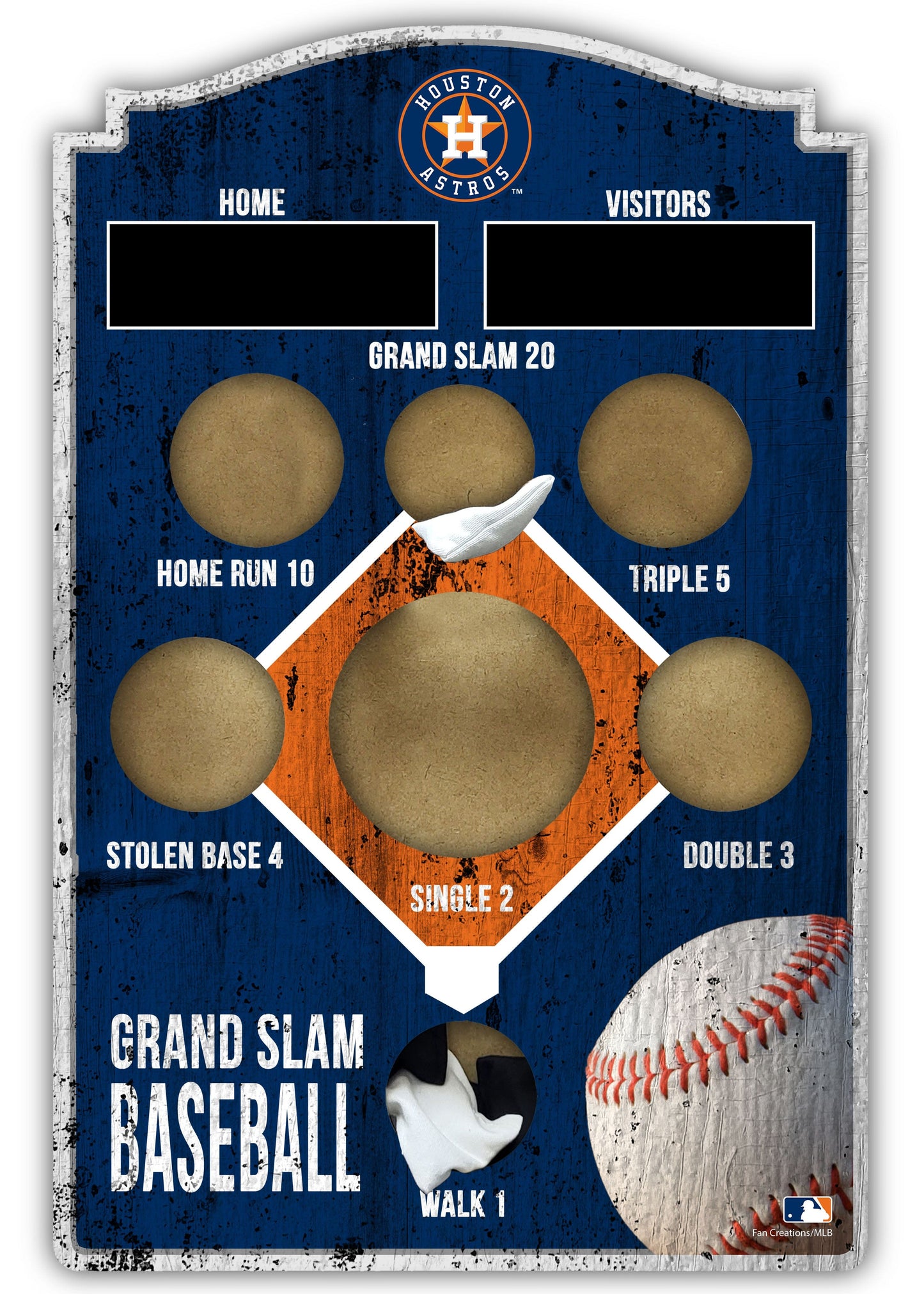 Houston Astros Baseball Bean Bag Toss