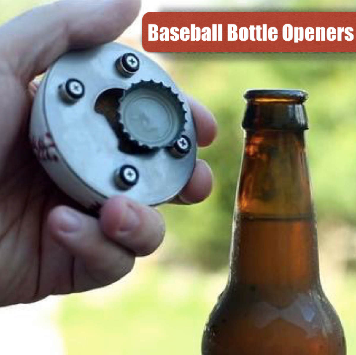 Patriotic Eagle Cutter® | Baseball Bottle Opener