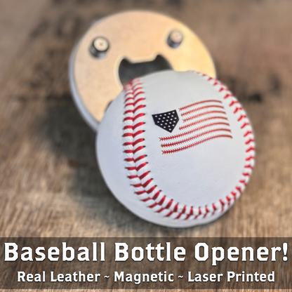 Stars and Stitches Cutter® | Baseball Bottle Opener