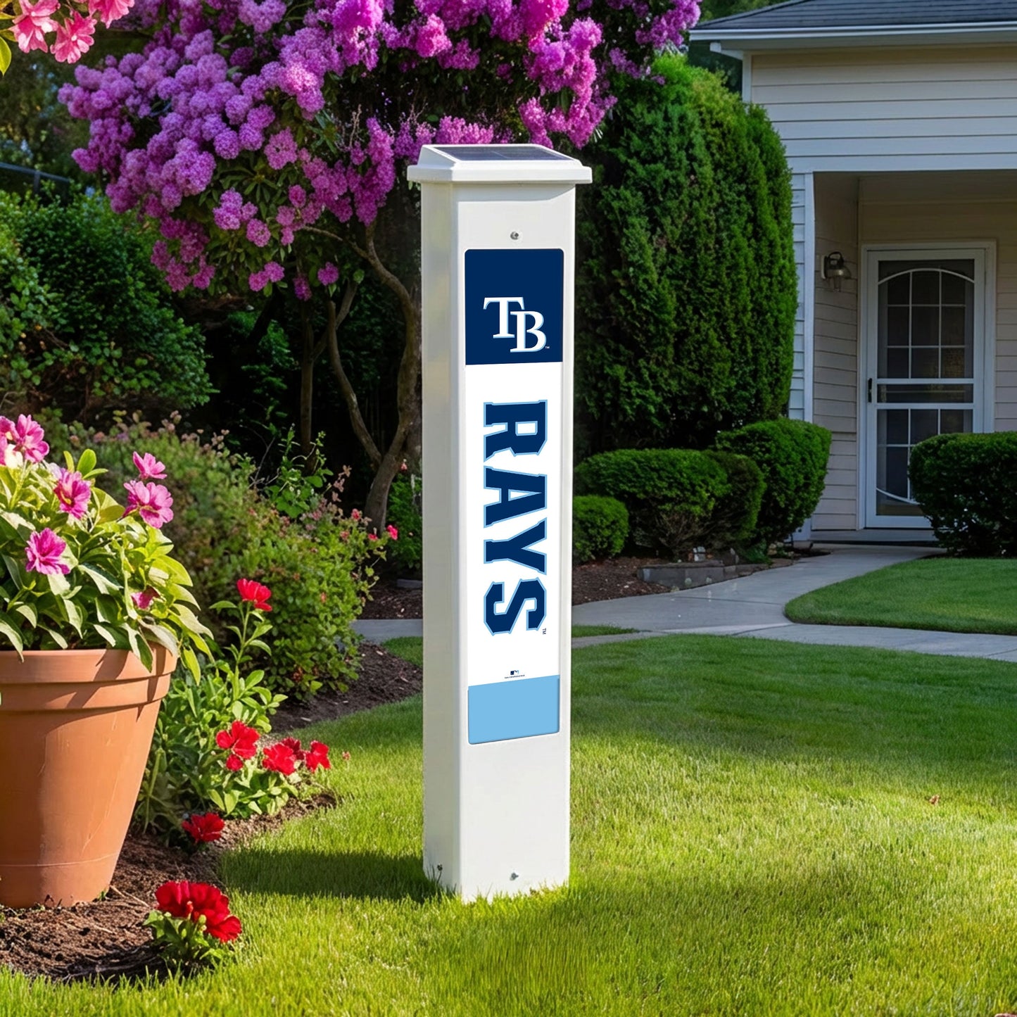 MLB Team Glow Post - Tampa Bay Rays