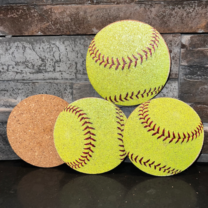 Softball Coasters | Dugout Mugs®
