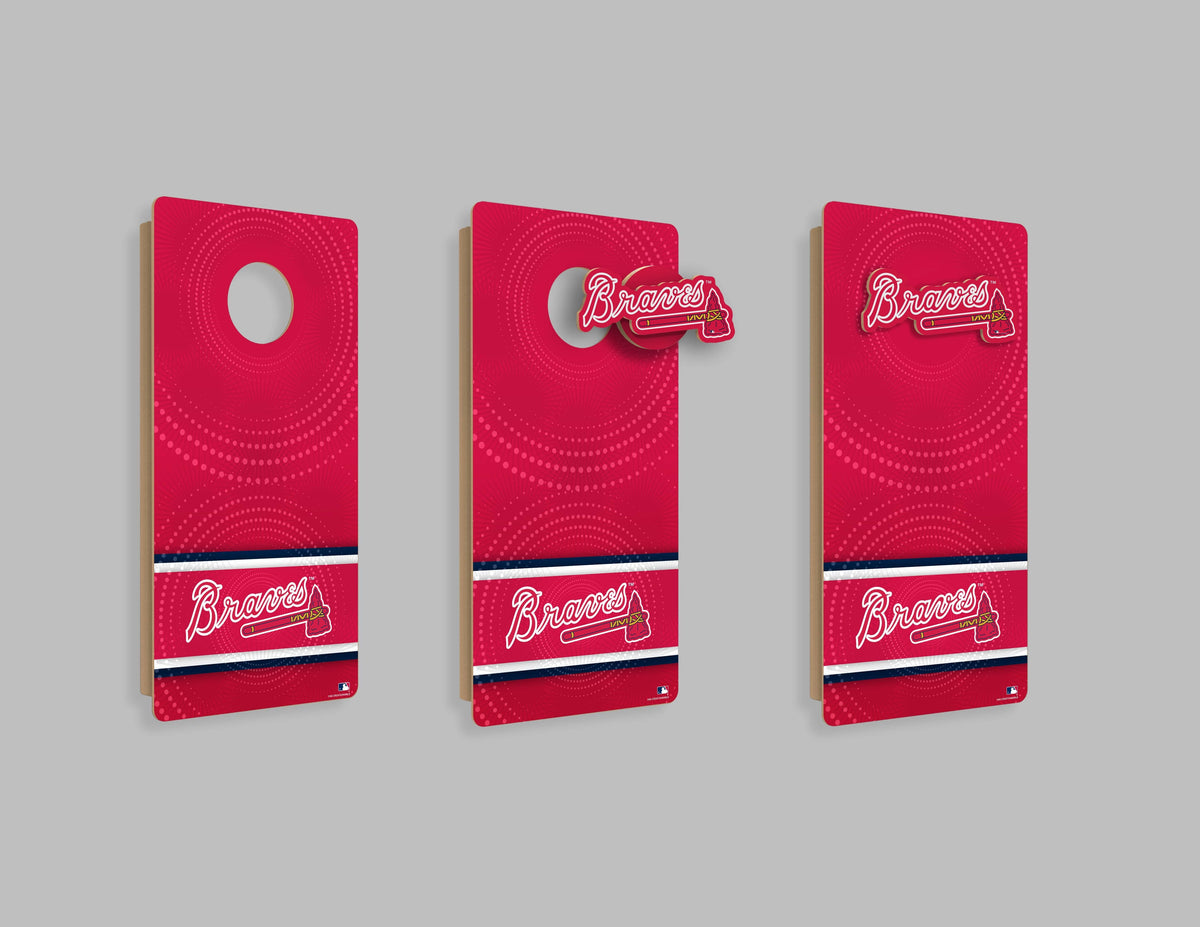 MLB Wall Art thats also Corn Hole - Atlanta Braves