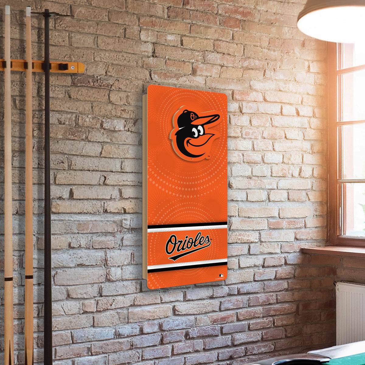 MLB Wall Art thats also Corn Hole - Baltimore Orioles