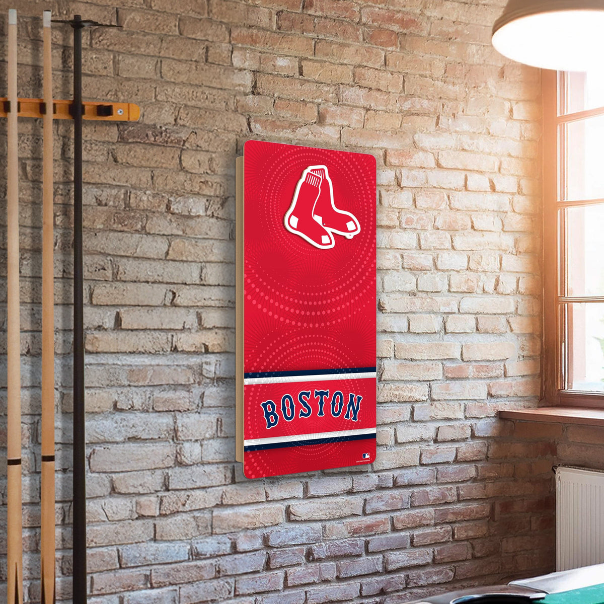 MLB Wall Art thats also Corn Hole - Boston Red Sox