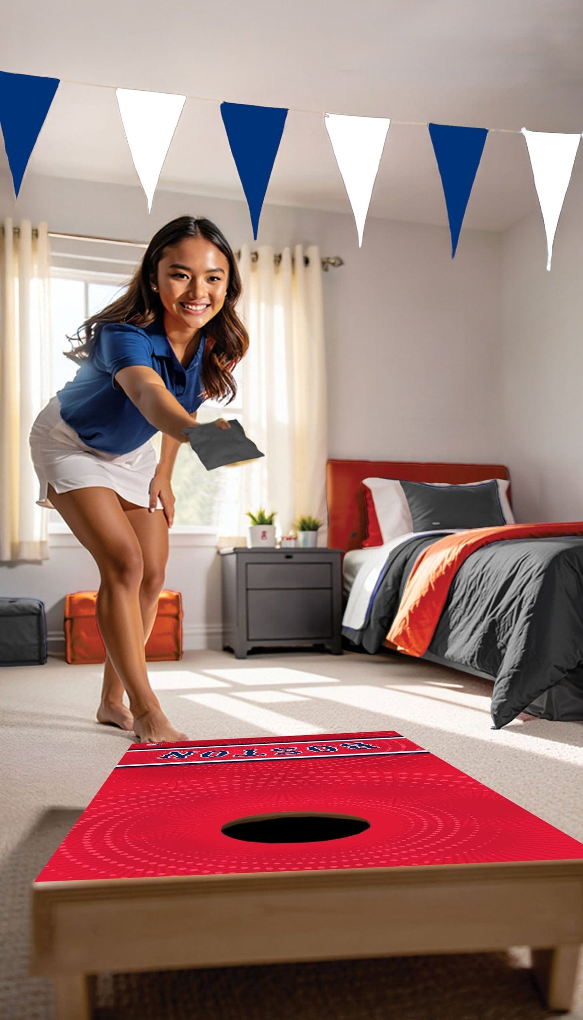 MLB Wall Art thats also Corn Hole - Boston Red Sox