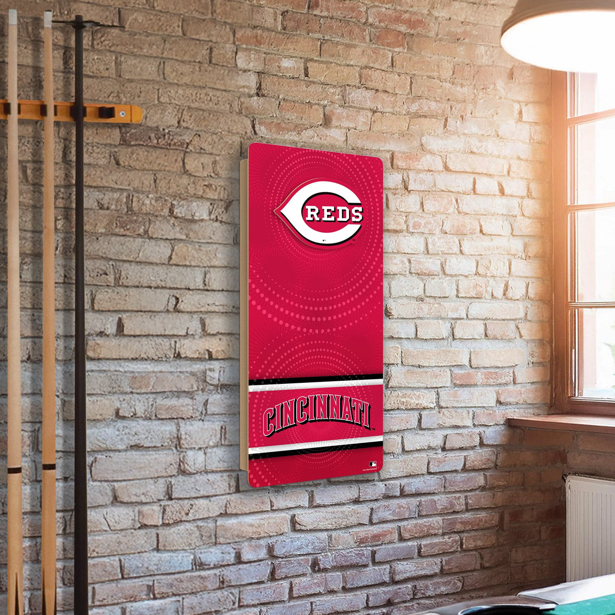 MLB Wall Art thats also Corn Hole - Cincinnati Reds