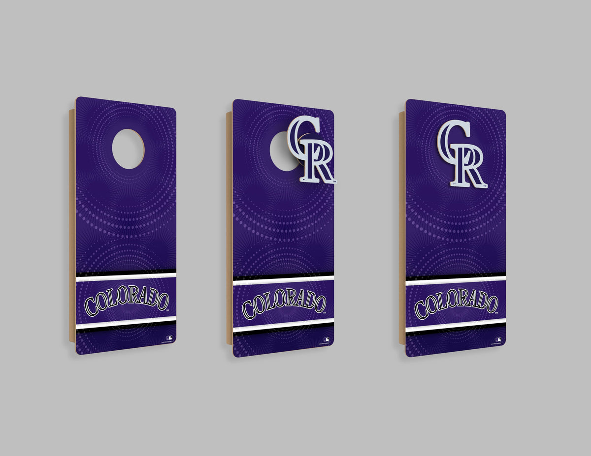 MLB Wall Art thats also Corn Hole - Colorado Rockies