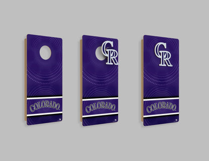 MLB Wall Art thats also Corn Hole - Colorado Rockies