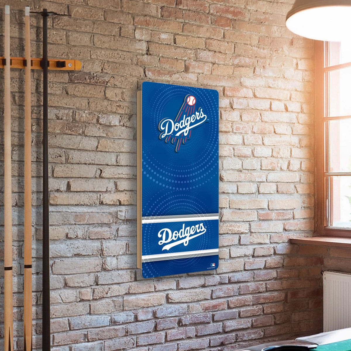 MLB Wall Art thats also Corn Hole - Los Angeles Dodgers