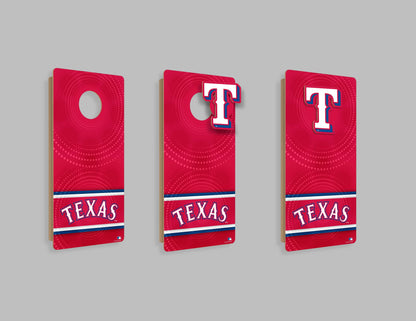 MLB Wall Art thats also Corn Hole - Texas Rangers