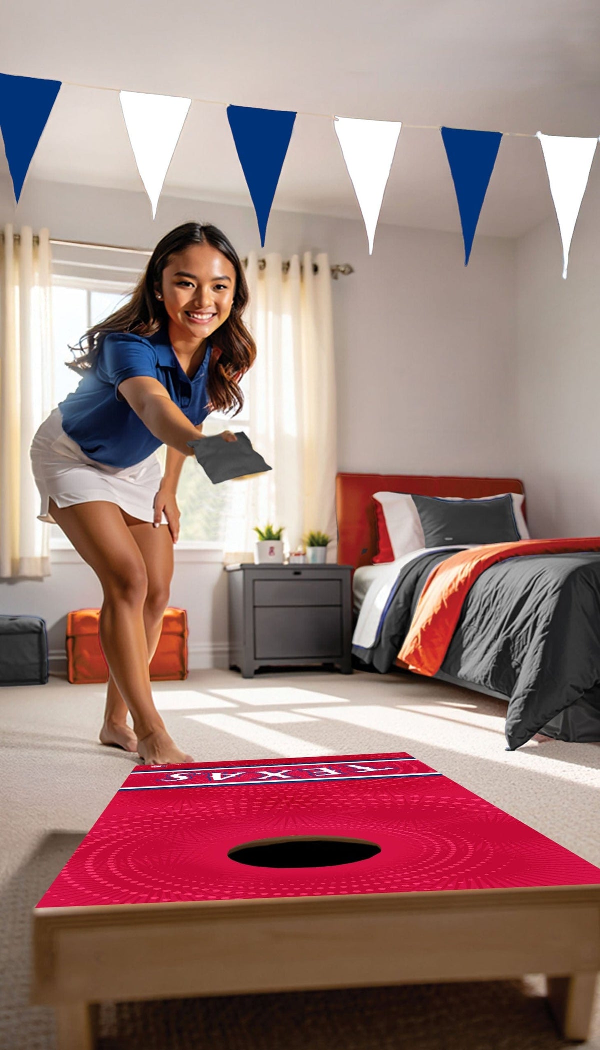 MLB Wall Art thats also Corn Hole - Texas Rangers