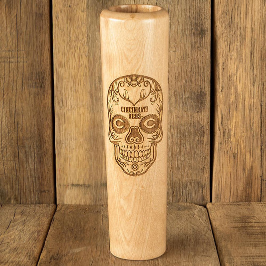 Cincinnati reds sugar skull Baseball Bat Mug