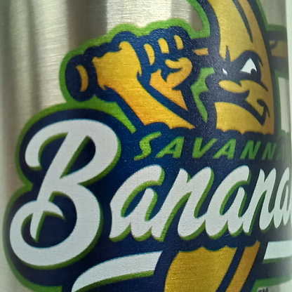 Savannah Bananas "Banana" Metal Dugout Mug® | Stainless Steel Baseball Bat Mug