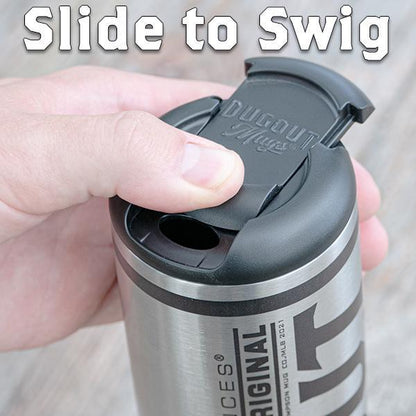 Savannah Bananas "Diamond" Dugout Mug® Metal Dugout Mug | Stainless Steel Baseball Bat Mug